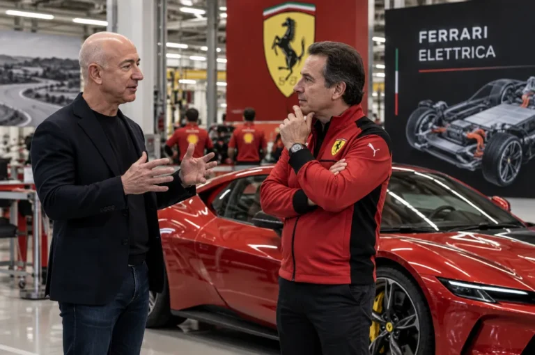 How Jeff Bezos Convinced Maranello to Build the First Ferrari Electric Car