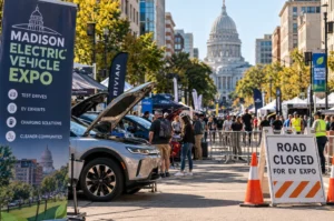 Madison Electric Vehicle Expo Prompts Strategic Downtown Street Closures