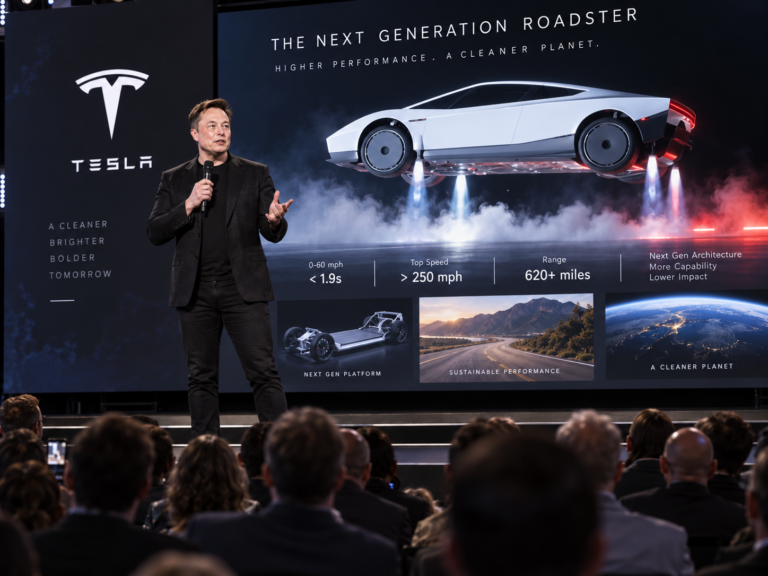 Elon Musk Flying Tesla Roadster: Price, Features and Launch Date