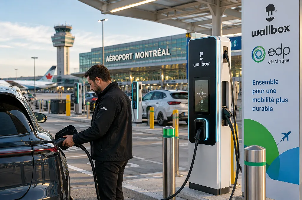 Wallbox and EDP Électrique Install EV Chargers at Montreal Airport