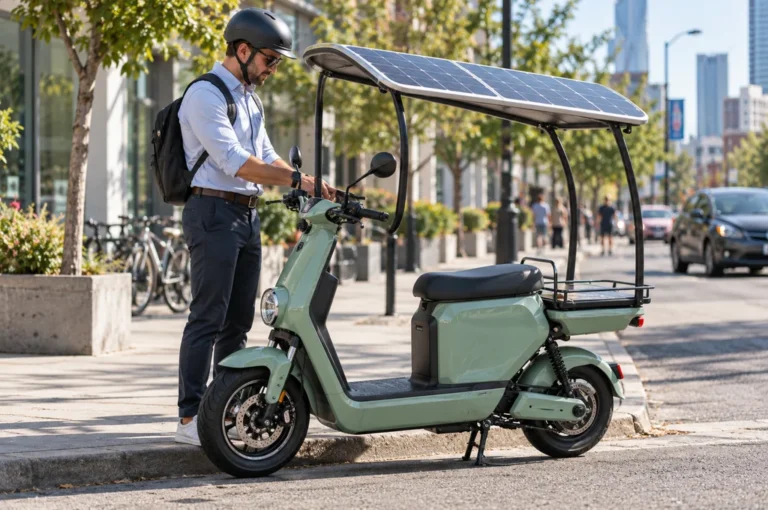 Why This Funky Solar Electric Scooter Redefines the Daily Urban Commute