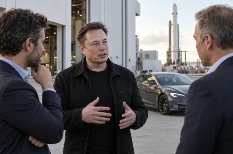 Musk Might Affect SpaceX-Tesla Talks as EV Valuation Pressures Rise