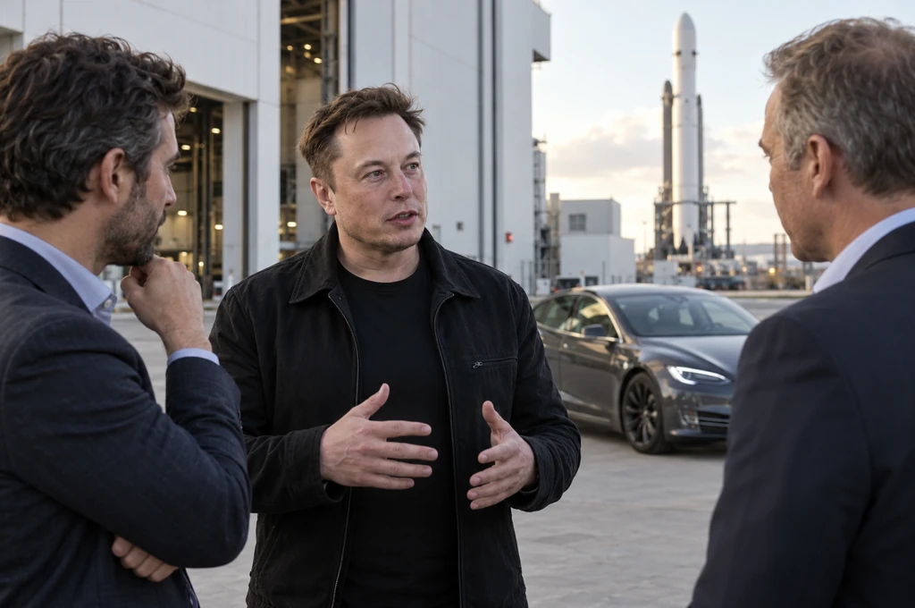 Musk Might Affect SpaceX-Tesla Talks as EV Valuation Pressures Rise