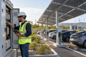 How Smart Solar EV Charging Uses AI to Keep Clean Power Grids Stable