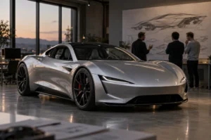 Tesla Flying Car Unveil Sparks Industry Debate Over Next Roadster