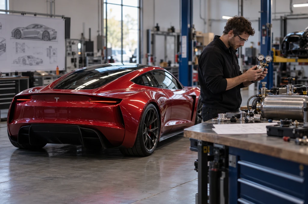 Tesla Roadster First Look: Engineering Reality Behind the Flying Supercar
